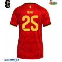 Belgia Nathan Ngoy #25 Hjemmedrakt Dame VM 2026 Kortermet